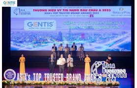 GENTIS được vinh danh TOP 10 Thương Hiệu Uy Tín Hàng Đầu Châu Á 2023